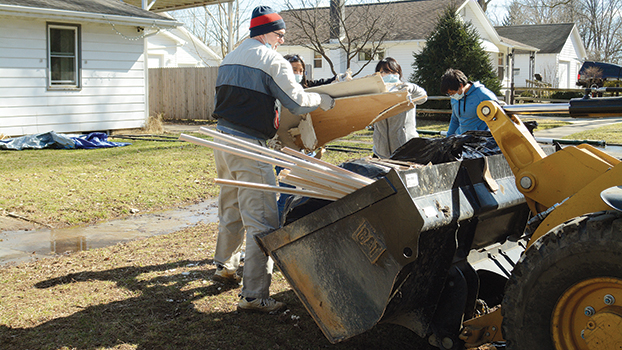 flood water debris and garbage removal