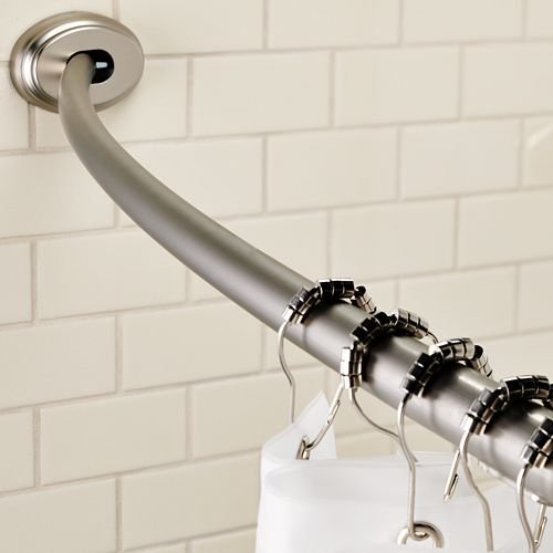 cleaning shower curtain rod