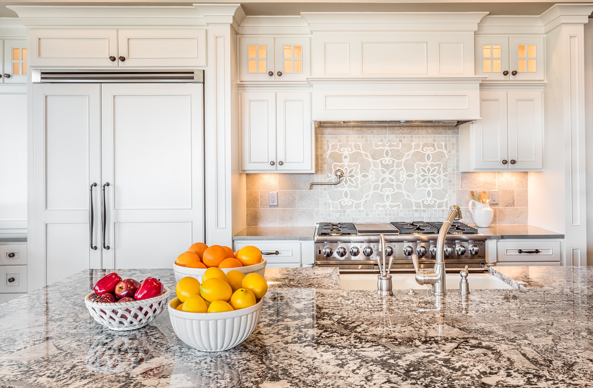 Countertops of Mountain Green Granite Need Care & Maintenance