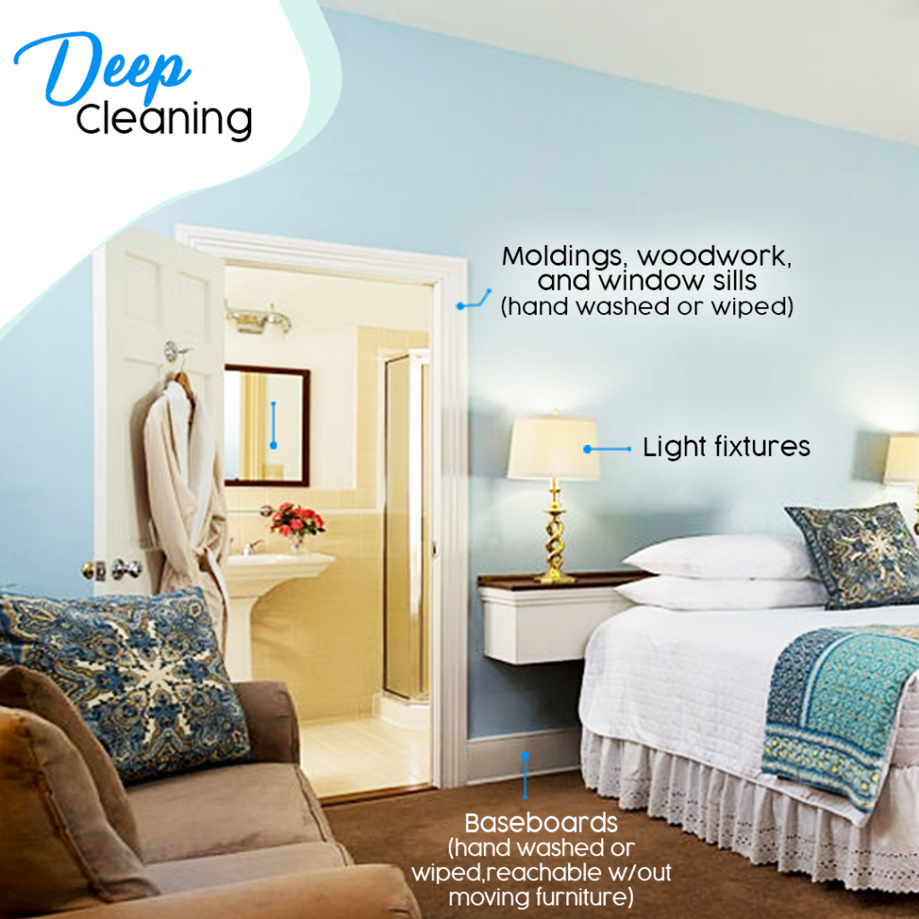 bedroom deep cleaning checklist