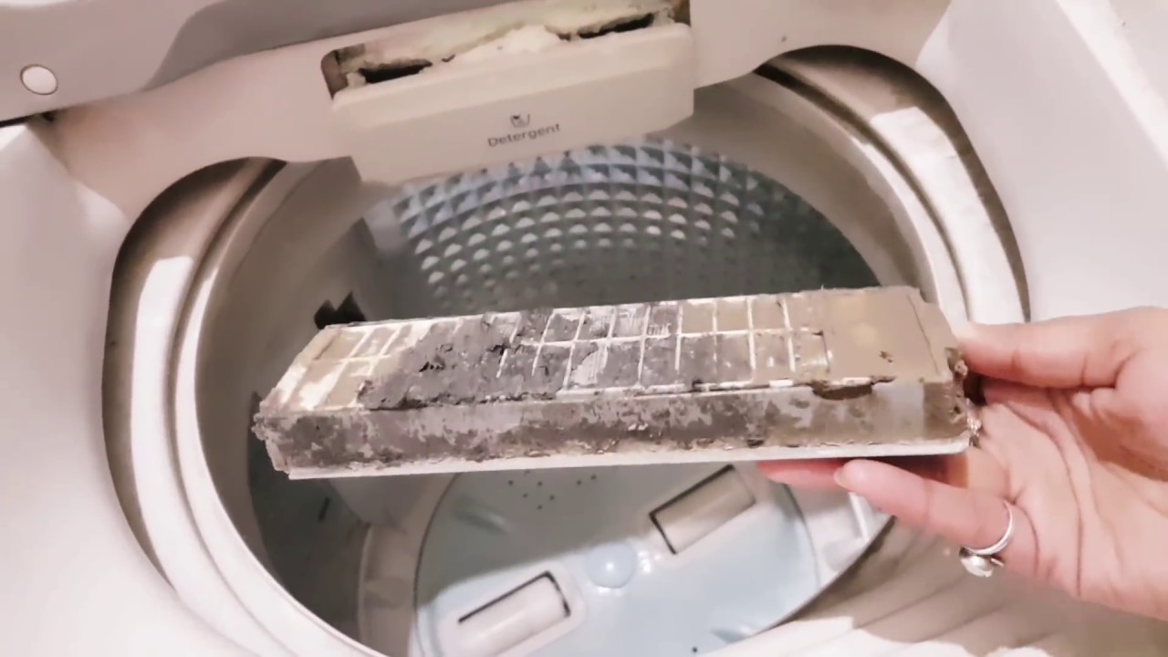 how to clean a washing machine filter