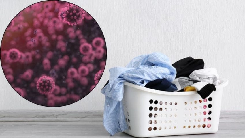 how to clean laundry of someone infected with covid-19 coronavirus