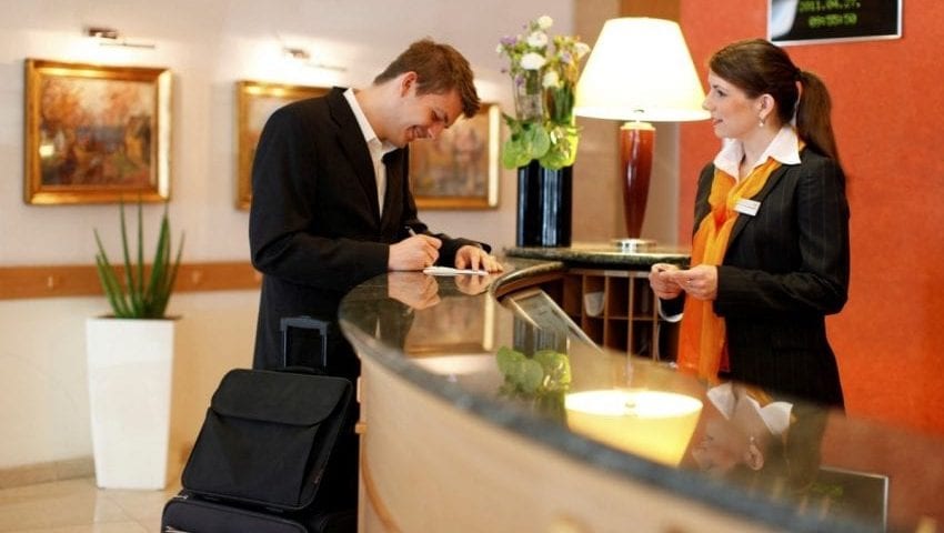 disinfecting and sanitizing high touch areas such as reception front desk