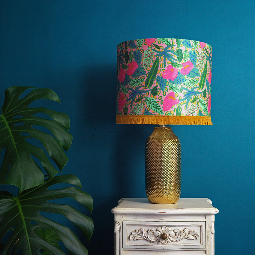 how to clean silk lampshades