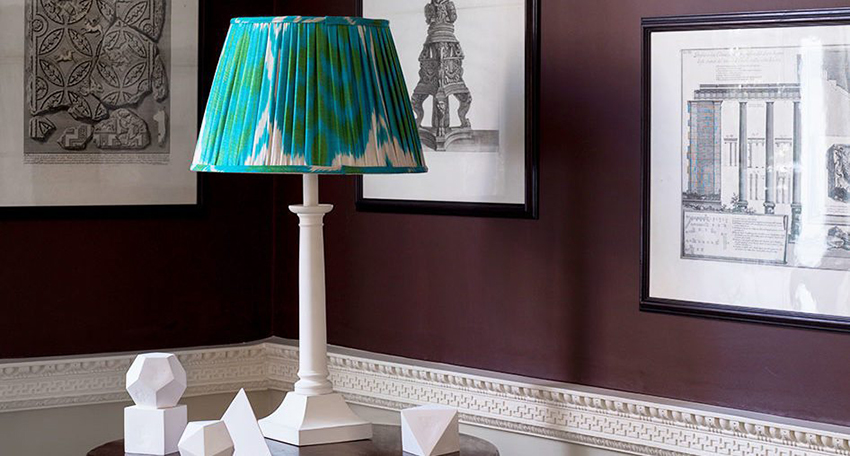 how to clean pleated lampshades