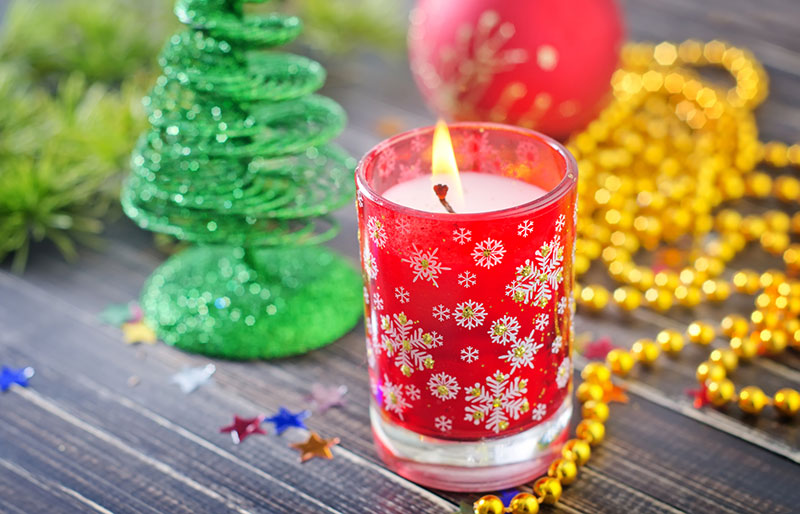 christmas scented candles