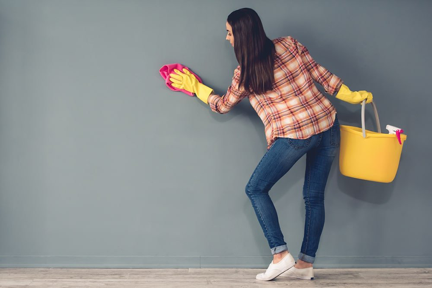 how to get nail polish off walls