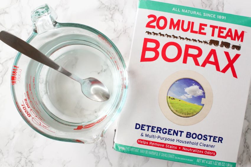 how to clean a hat with borax