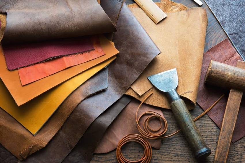 different types of leather