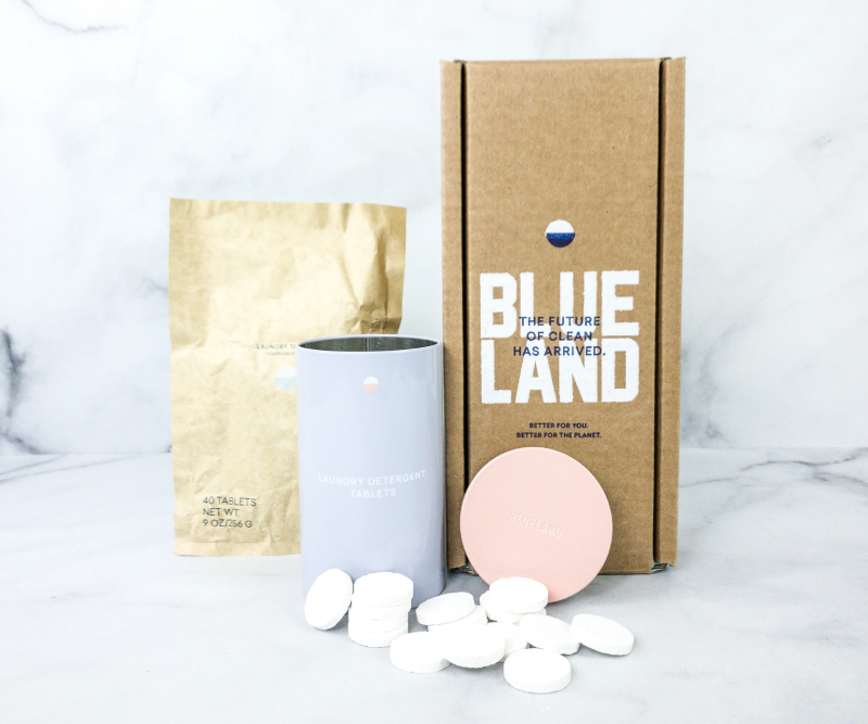 blue land naked laundry detergent tablets