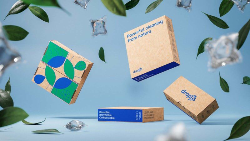 dropps zero-waste detergent pods