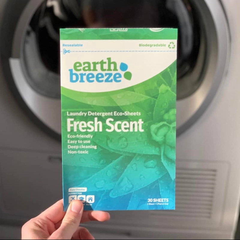 earth breeze laundry detergent eco-sheets
