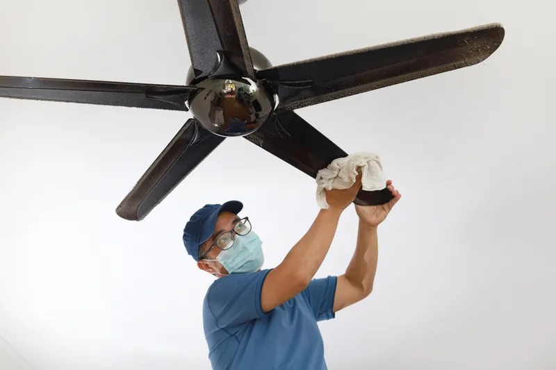 Clean Your Ceiling Fan Like a Pro